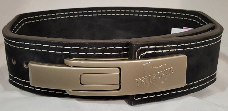 Titan Longhorn Powerlifting Lever Belt with 2.5" x 4" Tapering, IPF Approved