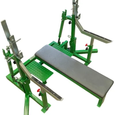 Pullum Powerlifting Multi-Use Bench and Adjustable Tilt Stands