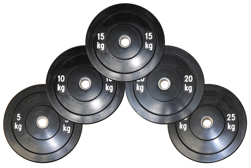 Black Weight Training Discs