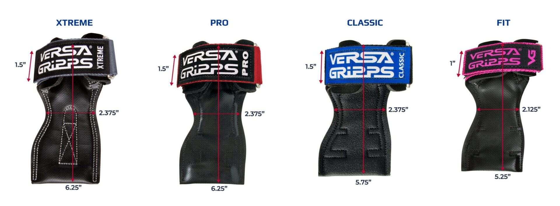 Fit Versa Gripps - Wrist Straps for Weight Lifting - Image 5