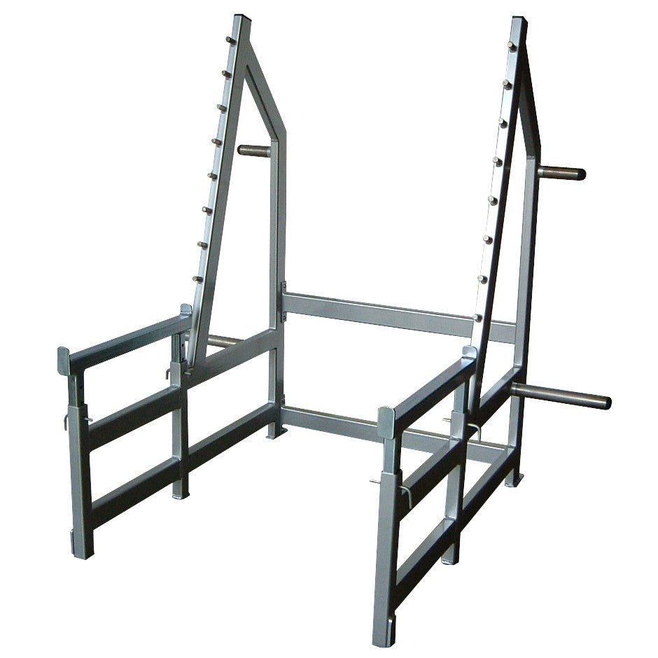 Pullum Pro-R Commercial Squat Rack with Weight Storage